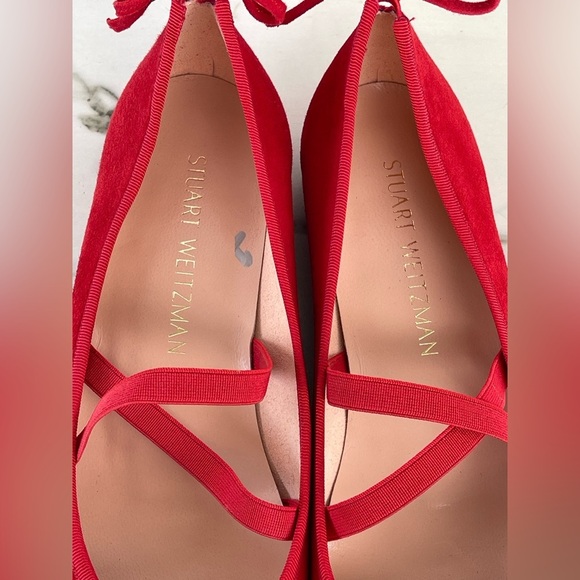 stuart weitzman Bolshoi Ballet Flat women red size 7 - Picture 5 of 8